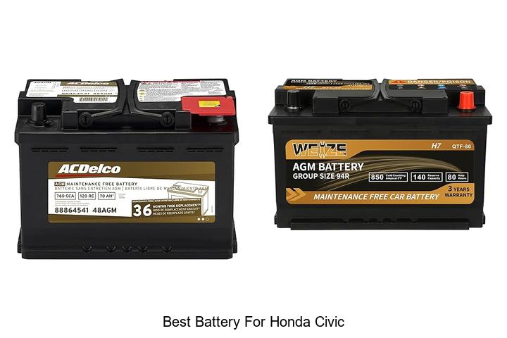 Top 12 Best Battery for Honda Civic That Lasts Long!