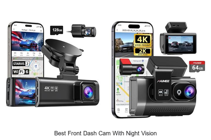 Top 12 Best Front Dash Cam With Night Vision You Need Now