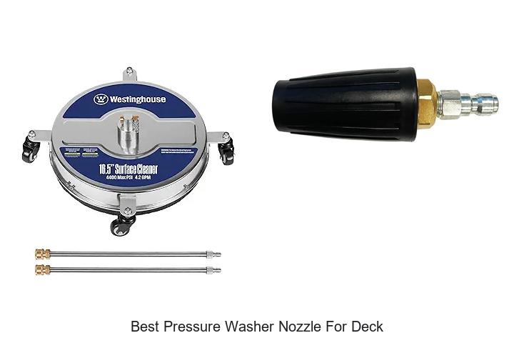 Top 12 Best Pressure Washer Nozzle for Deck That WOW!