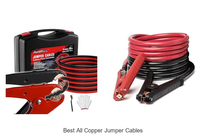 Top 12 Best All Copper Jumper Cables You Can’t Miss!
