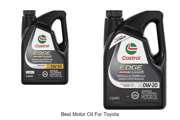 Top 12 Best Motor Oil for Toyota You Can’t Miss Today