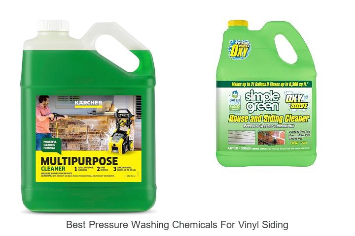 Top 12 Best Pressure Washing Chemicals for Vinyl Siding Reveal